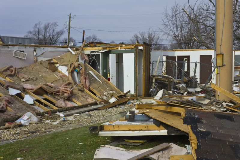 Storm Damage on Roof