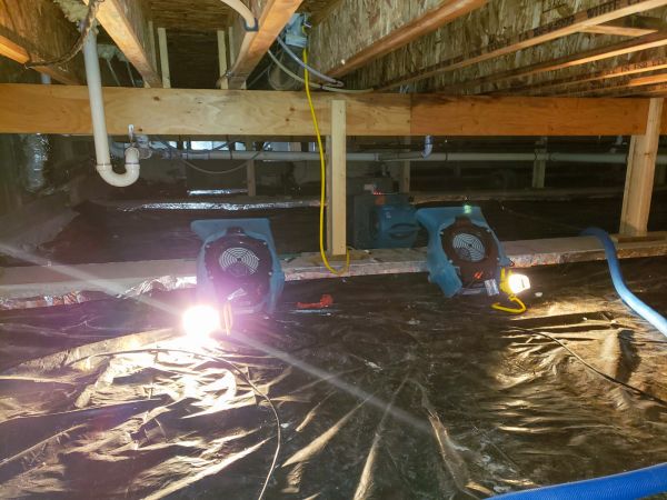 Crawlspace Water Removal in Bay City