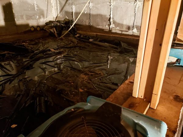 Crawlspace Water Cleanup in Bay City